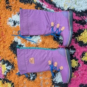 Purple Sorel Waterproof Boots